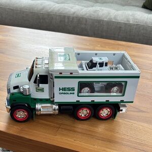 Hess Green and White Toy Truck with Mini 2008